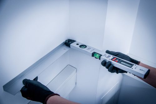 BGS digitális LCD szögmérő vízmértékkel 450 mm