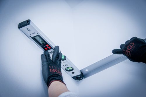 BGS digitális LCD szögmérő vízmértékkel 450 mm
