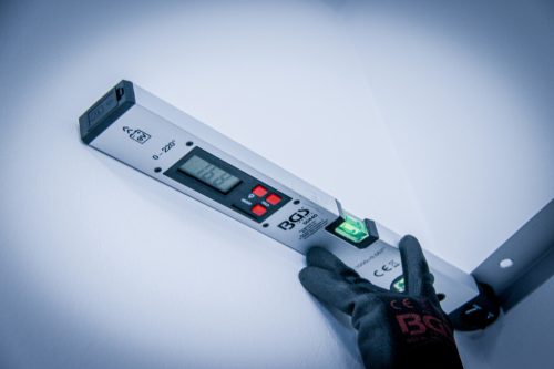 BGS digitális LCD szögmérő vízmértékkel 450 mm
