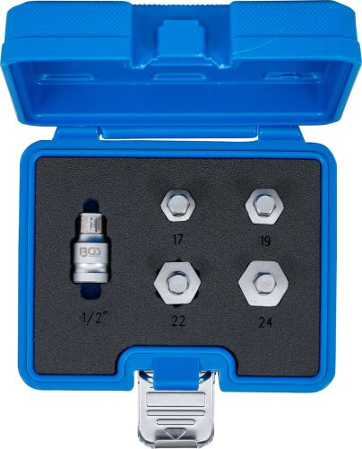 BGS behajtófej készlet motorkerékpárhoz Belső hatszögletű 17 - 24 mm