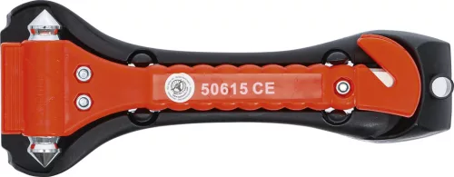 BGS vészkalapács biztonsági öv vágóval 170 mm