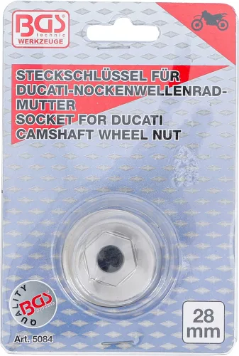BGS speciális betét Ducati vezérműtengely-kerékanyákhoz 28 mm