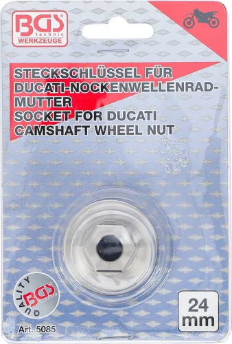 BGS speciális betét Ducati vezérműtengely-kerékanyákhoz 24 mm