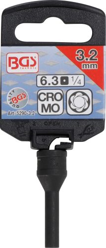 BGS izzítógyertya elektróda kiszedő betét 6,3 mm (1/4") 3,2 mm