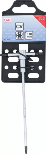 BGS csavarhúzó T-csúszófogantyúval T-profil (Torx) T15