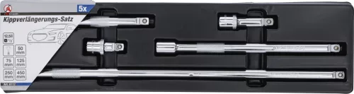 BGS billenős hosszabbító készlet 12,5 mm (1/2") 5 darabos
