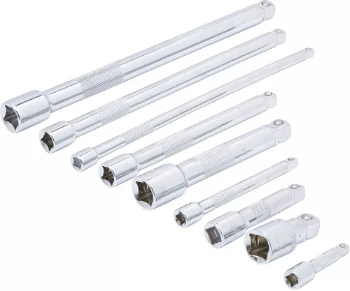 BGS billenős hosszabbító készlet 6,3 mm (1/4") / 10 mm / (3/8") / 12,5 mm (1/2") 9 darabos