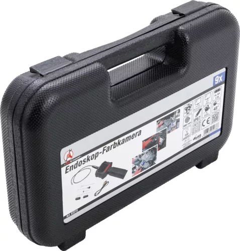 BGS endoszkópos színes kamera TFT-monitorral Kamerafej Ø 8 mm