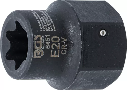 BGS betét féknyereghez E-profil (Torx) MAN TGA Külső hatszögletű 30 mm E20