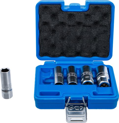 BGS gyújtógyertya-kulcs készlet, hatszögletű 12,5 mm (1/2") 14 - 21 mm 5 darabos