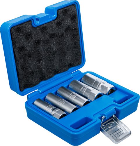 BGS gyújtógyertya-kulcs készlet, hatszögletű 12,5 mm (1/2") 14 - 21 mm 5 darabos