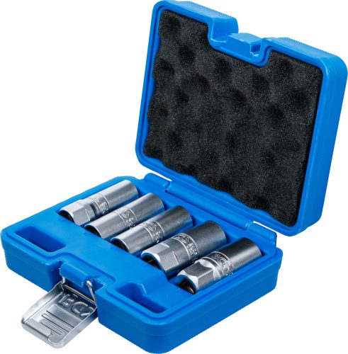 BGS gyújtógyertya-kulcs készlet, hatszögletű 12,5 mm (1/2") 14 - 21 mm 5 darabos