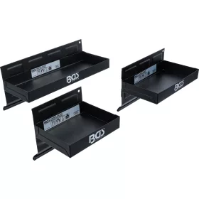 BGS mágneses tárolórekesz készlet 150 / 210 / 310 mm 3 darabos