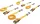 BGS rakományrögzítő hevederkészle rakományrögzítő nehéz horoggal 5 m x 25 mm 4 darabos