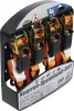 BGS rakományrögzítő hevederkészle rakományrögzítő nehéz horoggal 5 m x 25 mm 4 darabos