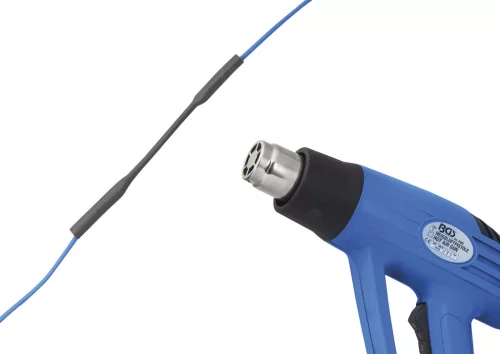 BGS zsugortömlő-doboz fekete Ø 2,5 mm 10 m