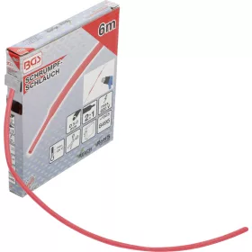 BGS zsugortömlő-doboz piros Ø 5 mm 6 m