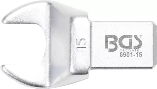 BGS villásfej nyomatékkulcshoz 15 mm Befogó 14 x 18 mm
