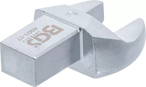 BGS villásfej nyomatékkulcshoz 17 mm Befogó 14 x 18 mm