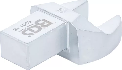 BGS villásfej nyomatékkulcshoz 18 mm Befogó 14 x 18 mm