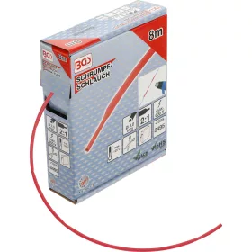 BGS zsugortömlő-doboz piros Ø 3 mm 8 m