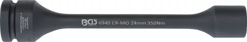 BGS torziós levegős dugókulcs hatszögletű 25 mm (1") 24 mm 350 Nm