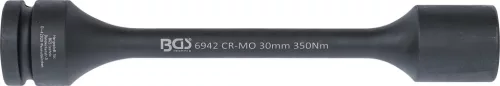 BGS torziós levegős dugókulcs hatszögletű 25 mm (1") 30 mm 350 Nm