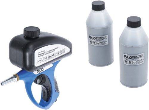 BGS pneumatikus homokfúvó pisztoly tartozékokkal 3 darab