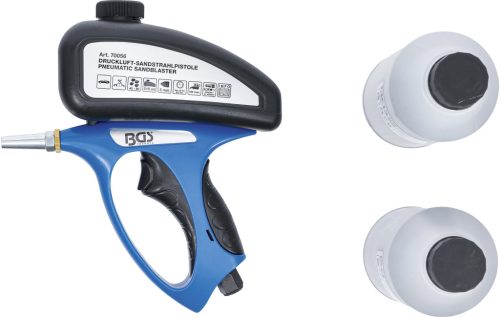BGS pneumatikus homokfúvó pisztoly tartozékokkal 3 darab