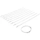 BGS gumiharang-bilincs készlet nemesacél rozsdamentes 7 mm 50 - 120 mm 10 darabos