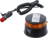 BGS akkus forgó jelzőfény| sárga mágnessel 12 V / 24 V Ø 130 mm