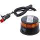 BGS akkus forgó jelzőfény| sárga mágnessel 12 V / 24 V Ø 130 mm