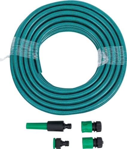 BGS kerti tömlő PVC kerti permetezővel és csatlakozó dugóval 1/2" 15 m