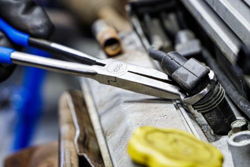 BGS gyújtógyertyadugasz-fogó készlet gyűrűs csúccsal 3 darabos