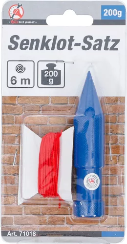 BGS függőón-készlet zsinórral 200 g 6 m
