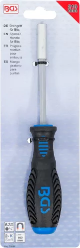 BGS nyeles hajtószár behajtófejekhez 6,3 mm (1/4") 210 mm