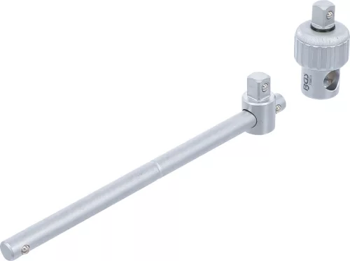 BGS csavarkulcs-adapter racsnis funkcióval csúsztatható fogantyúval 12,5 mm (1/2")
