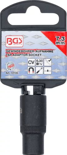 BGS menetfúró-befogó dugókulcsbetéthez 10 mm (3/8") 7,3 mm