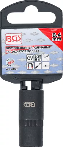 BGS menetfúró-befogó dugókulcsbetéthez 10 mm (3/8") 8,4 mm