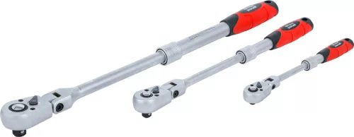 BGS racsnis kulcs készlet kihúzható hajlítható 6,3/10/12,5 mm (1/4"/3/8"/1/2") 3db
