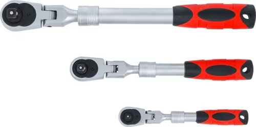 BGS racsnis kulcs készlet kihúzható hajlítható 6,3/10/12,5 mm (1/4"/3/8"/1/2") 3db