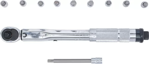 BGS nyomatékkulcs-készlet 6,3 mm (1/4") 2 - 24 Nm 11 darabos