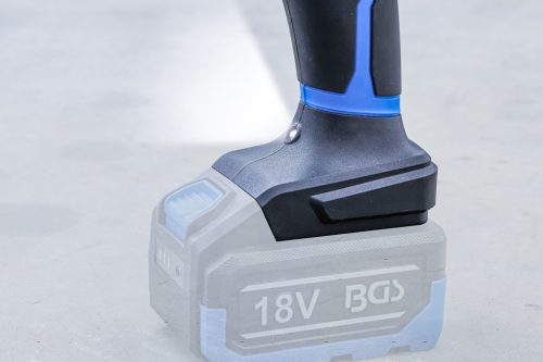 BGS akkumulátoros patronos prés 18 V akkumulátor nélkül