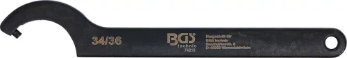 BGS horgas kulcs csappal 34 - 36 mm