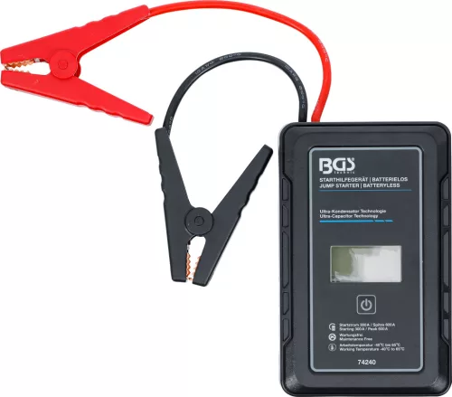 BGS indítási segédberendezés akku nélküli ultrakondenzátoros technológiával 12 V / 300 A / 600 A