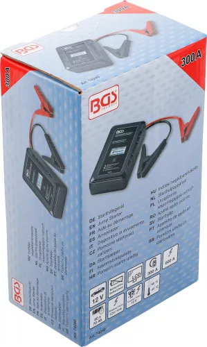 BGS indítási segédberendezés akku nélküli ultrakondenzátoros technológiával 12 V / 300 A / 600 A