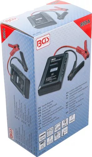 BGS indítási segédberendezés akku nélküli ultrakondenzátoros technológiával 12V / 800A / 1600A
