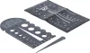 BGS csavar- és menetsablon metrikus M3 - M20, 0,5 - 13,00 mm