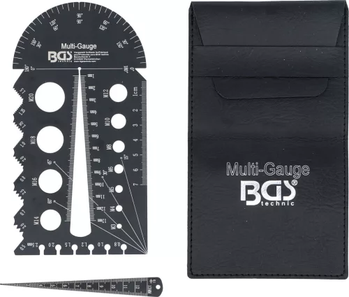 BGS csavar- és menetsablon metrikus M3 - M20, 0,5 - 13,00 mm