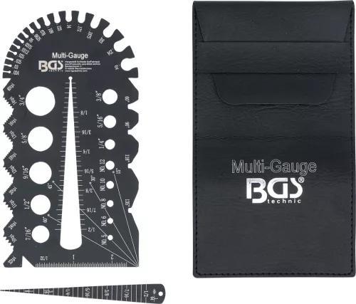 BGS csavar- és menetsablon coll méretek 1/4 - 2"